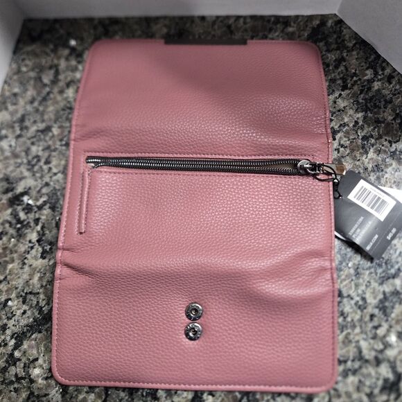 Kim Rogers® Slim Clutch Wallet 16BK-SANDSTONE PLUM - Picture 9 of 11